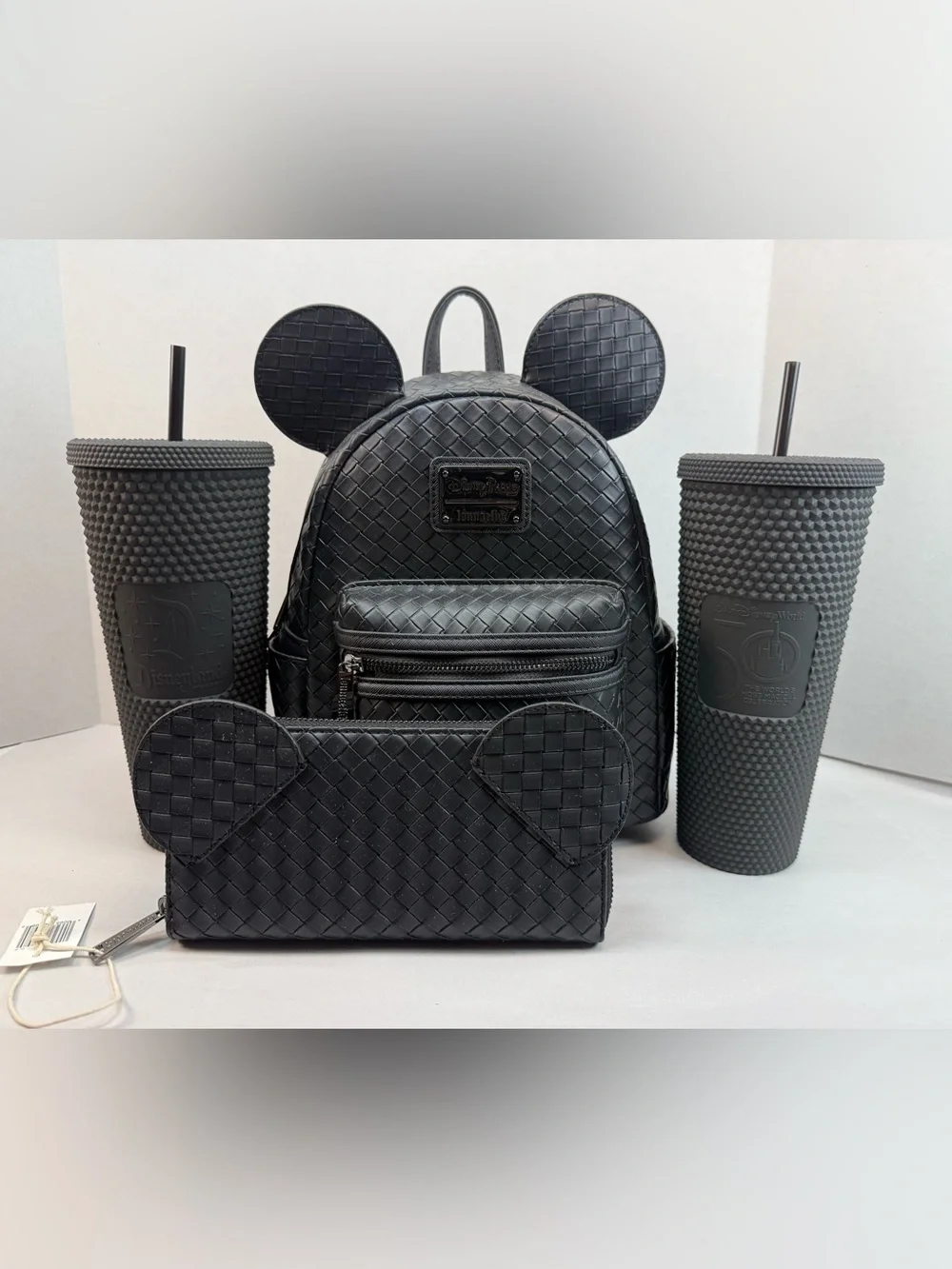 Loungefly/Starbucks Disney Parks Black Matte/Woven Bundle - Picture 14 of 16
